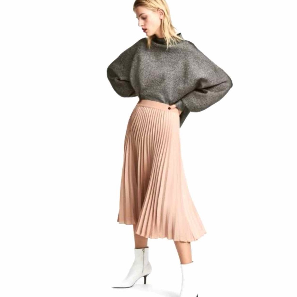 H&M Accordion Pleated Skirt-NWOT